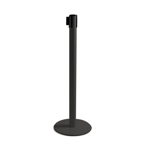 Colonnina segna percorso base piatta con nastro