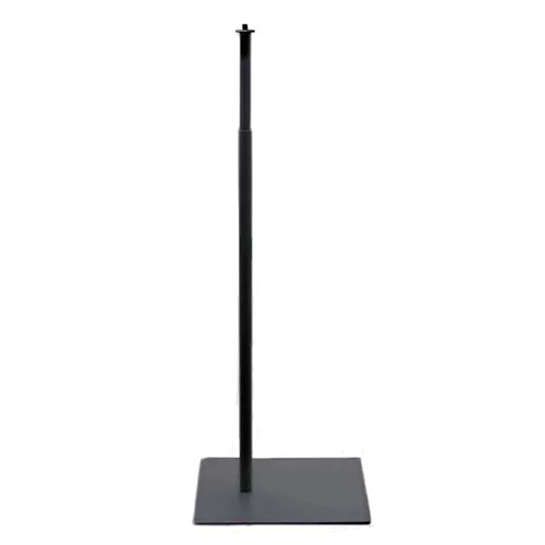 Base rettangolare nera con filetto M10