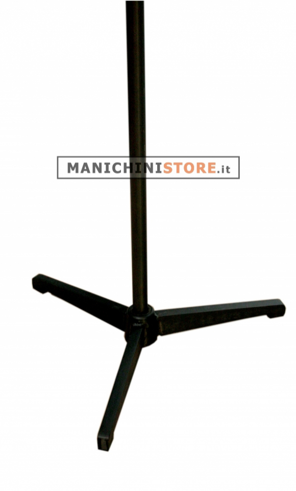 Metal tripod bust base