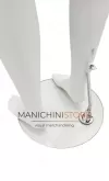 Manichino uomo testa uovo in Ecoplastic - bianco