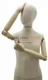 Manichino bambino in lino con braccia legno - 8 anni