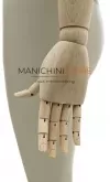 Manichino bambino in lino con braccia legno - 4 anni