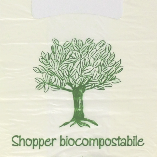 Sacchetto BIO con manico shopper