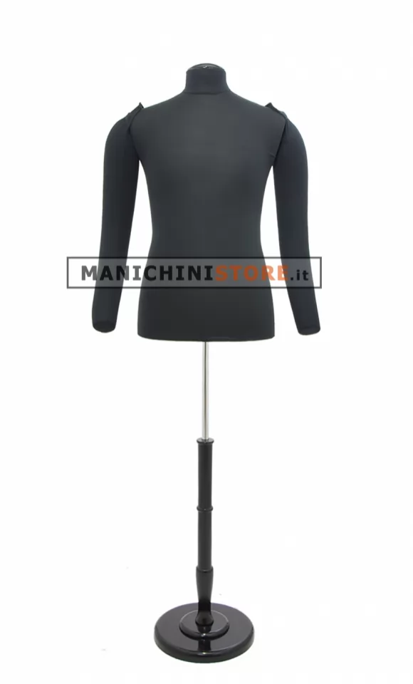 Busto uomo sartoriale professionale con braccia removibili