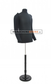 Busto uomo sartoriale professionale con braccia removibili