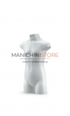 Busto bambino 3-5 anni precolorato bianco