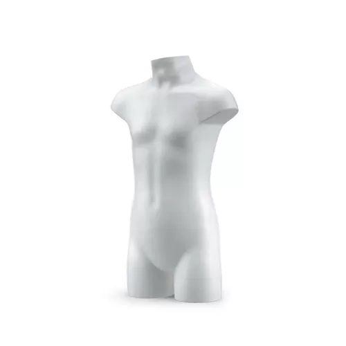 Busto bambino 3-5 anni precolorato bianco