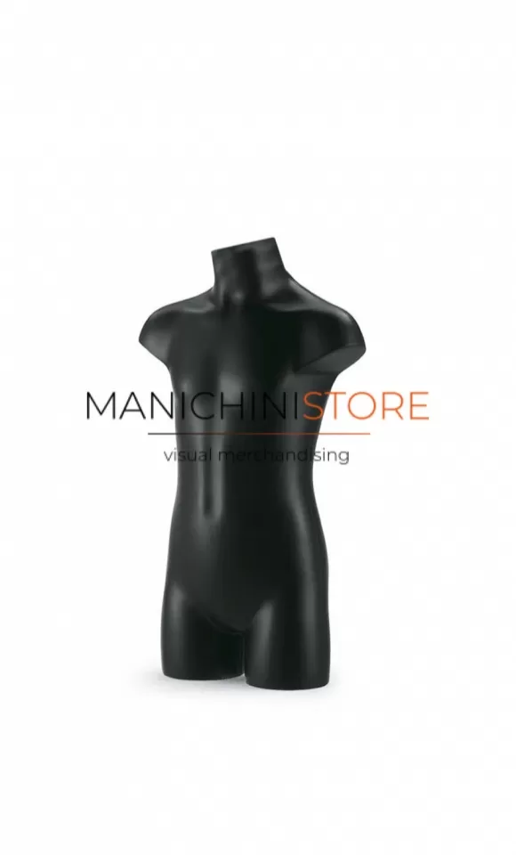 Busto bambino 3-5 anni precolorato nero