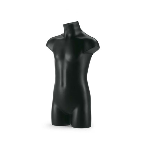 Busto bambino 3-5 anni precolorato nero