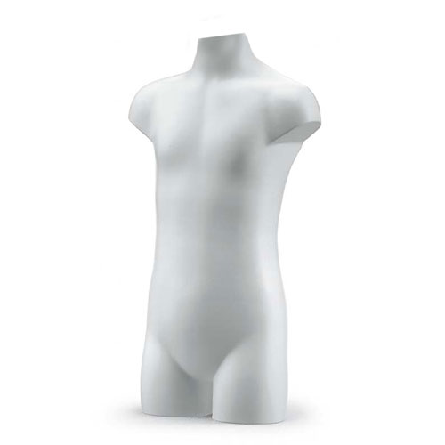 Busto bambino 6-9 anni precolorato bianco