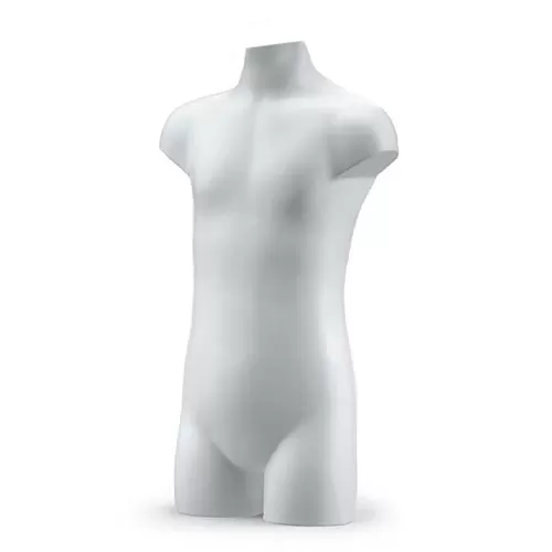 Busto bambino 6-9 anni precolorato bianco