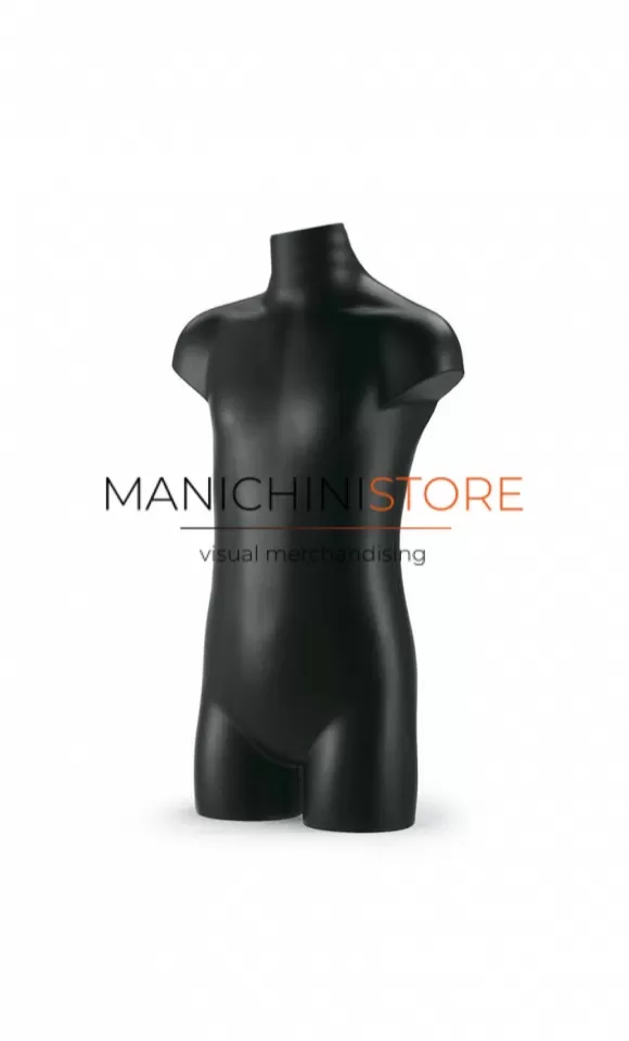 Busto bambino 6-9 anni precolorato nero