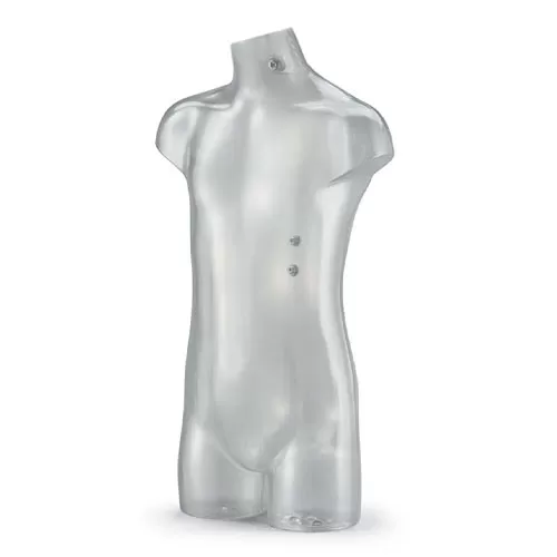 Busto bambino 6-9 anni trasparente