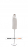 Busto bambino 6-8 anni con base in legno laccato bianco
