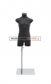 Busto bambino 6-8 anni precolorato nero con base