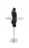Busto bambino 6-8 anni precolorato nero con base