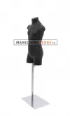 Busto bambino 6-8 anni precolorato nero con base