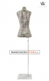 Busto donna in carta stratificata - Materico