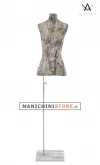Busto donna in carta stratificata - Materico