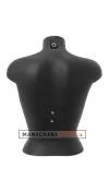 Busto torso donna per intimo e costumi - nero
