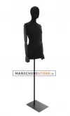 Busto donna black lycra con braccia legno