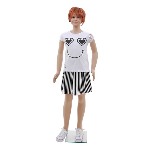 Manichino bambina 7-8 anni Ecoplastic Realistico 2042 con parrucca OMAGGIO