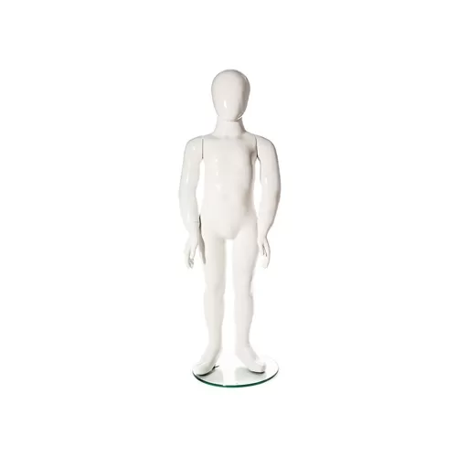 Manichino bambino 2-3 anni bianco lucido