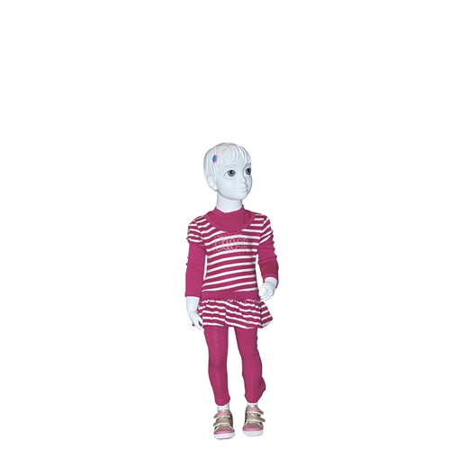 Manichino bambina 2-3 anni "Francy" bianco