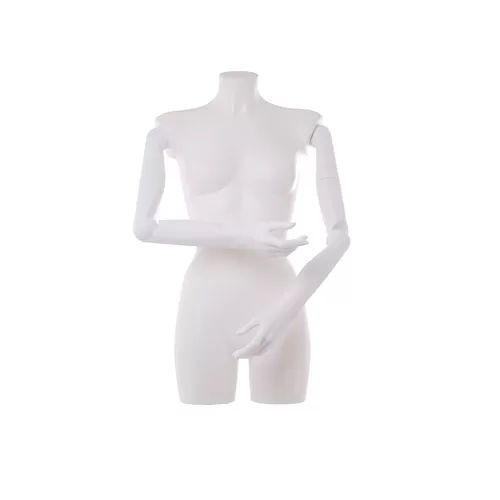 Busto manichino donna con braccia snodabili N1