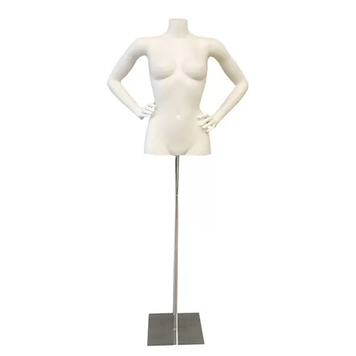 Busto manichino donna Esprit con base cromata