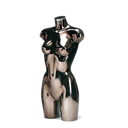 Busto manichino donna "linea Pamela" bronzo metal