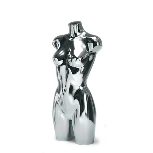 Busto manichino donna "linea Pamela" cromato