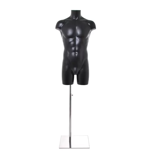 Busto manichino uomo nero NEW