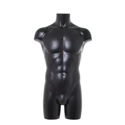 Busto manichino uomo nero NEW senza base