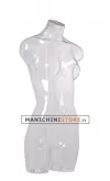 Busto manichino donna trasparente NEW senza base