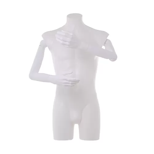 Busto uomo con braccia snodabili