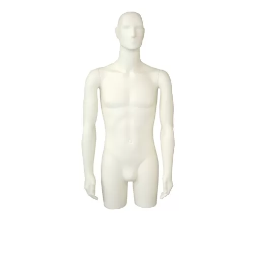 Busto manichino uomo con testa stilizzata