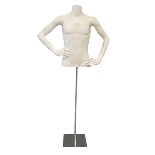 Busto manichino uomo Esprit con base cromata