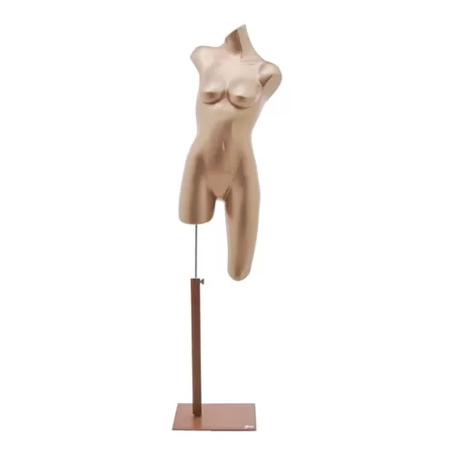 Busto donna Lipstick silhouette golden sheen