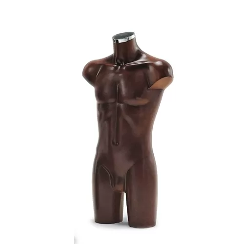 Busto manichino uomo "linea Pamela" cuoio