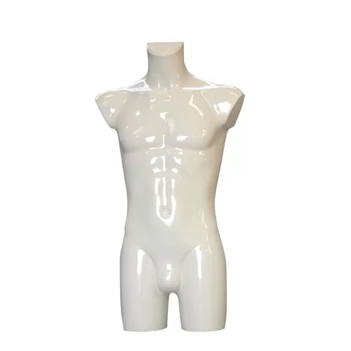 Busto manichino uomo verniciato Bianco