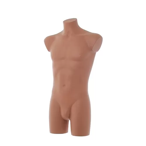 Busto manichino uomo verniciato carne