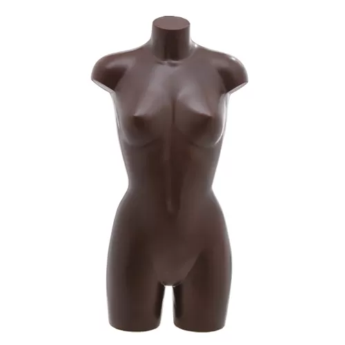 Busto manichino donna in plastica color Bronzo