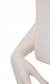 White female bust with head, arms and counter base