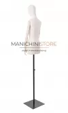 Busto donna in tessuto con braccia in legno - fine serie