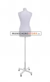 Busto donna Total Gray con base taylor grigio chiaro