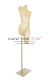 Busto donna silhouette in resina naturale trasparente - con imperfezioni
