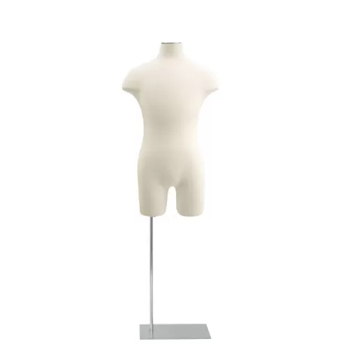 Busto bambino 10-12 anni con base cromata