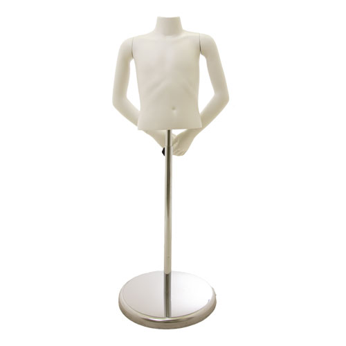 Busto bambino 3-4 anni con braccia e base in acciaio - ex noleggio