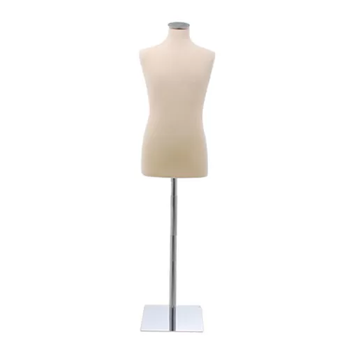 Busto bambino 10-12 anni con base cromata